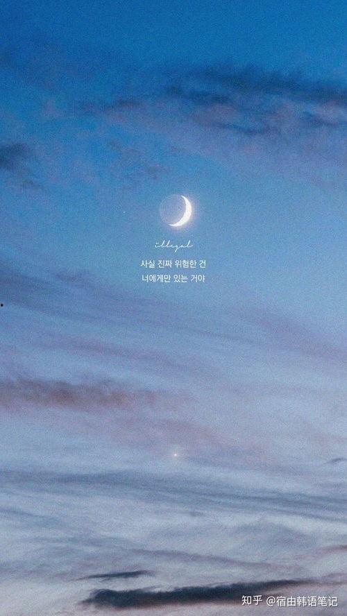 唯美韩文图片背景,唯美视觉盛宴